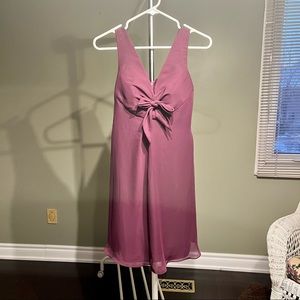 Purple semi-formal dress